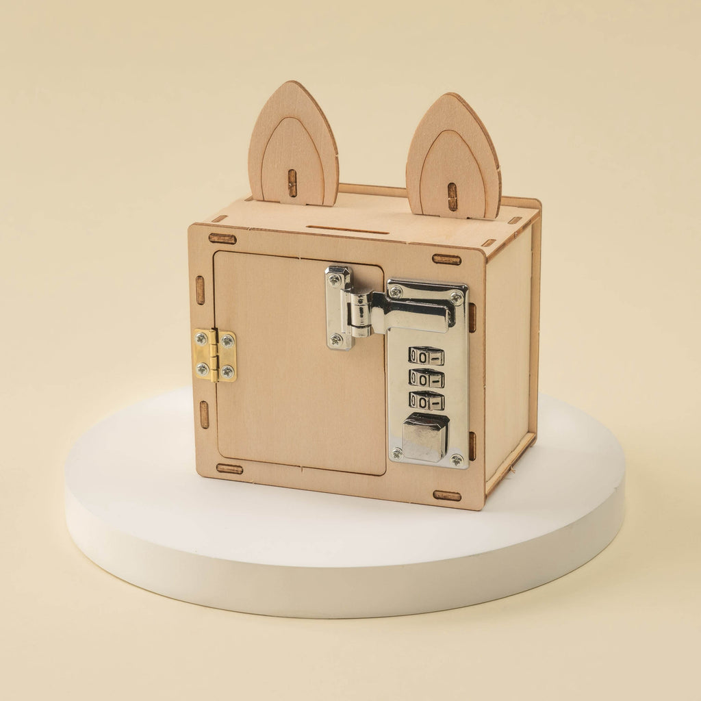 Combination Lock Box & Phone Holder DIY Kit, Educational STEM Toy - 