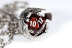 Pendant d20 Helmet w/ Old Silver Finish - 