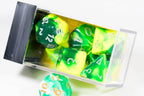 Polyhedral 7 Die Gemini Green-Yellow w/silver CHX 27422 - 