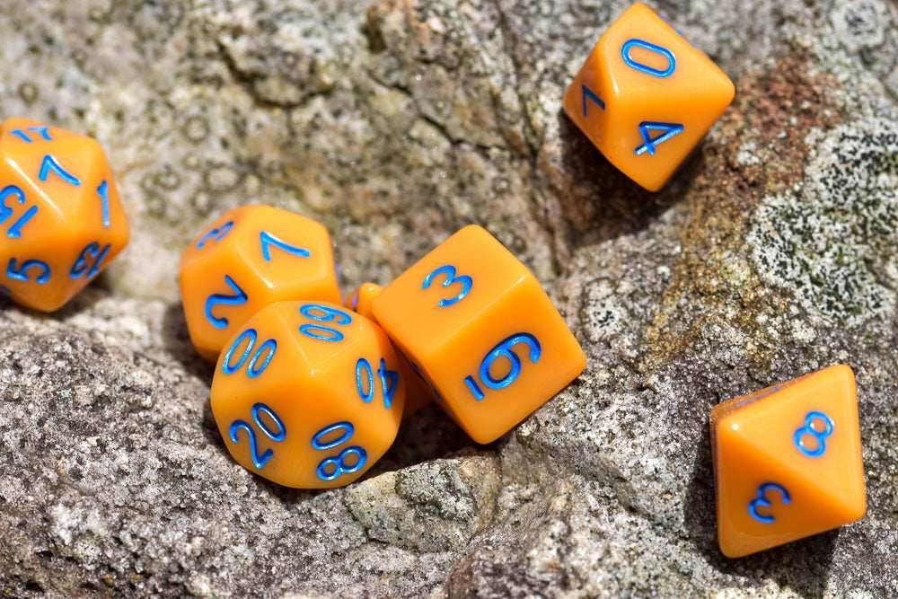 Essence of Tiger Ocean Orange w/Blue Numbers - 