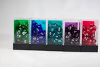 Translucent 7-Die Chessex Sets Made in Germany -Red, Blue, Green, Teal, Purple- - Teal