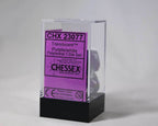 Translucent 7-Die Chessex Sets Made in Germany -Red, Blue, Green, Teal, Purple- - Teal