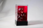 Translucent 7-Die Chessex Sets Made in Germany -Red, Blue, Green, Teal, Purple- - Teal