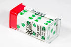 Lucky White Dice with Green Clovers Pair 25mm - 