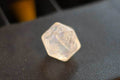 The Time Walker | Clear Glitter Single d20 w/No-Ink DYI Die - 