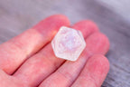 The Time Walker | Clear Glitter Single d20 w/No-Ink DYI Die - 