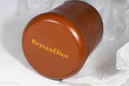 Handmade Leather Dice Cup (Light Brown) - 