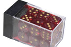 Borealis Magenta/gold Numbers 16mm Block d6 - 