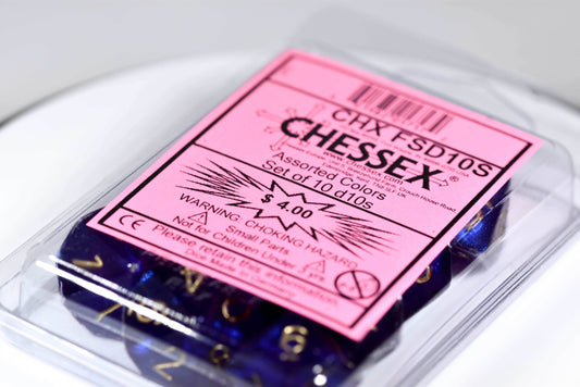 Factory Second Ten d10s Set Assorted Colors - 