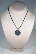 Silver Viking Icelandic Vegvisir Helmet In Runic Circle Pendant Compass Amulet Necklace - 