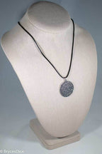 Silver Viking Icelandic Vegvisir Helmet In Runic Circle Pendant Compass Amulet Necklace - 