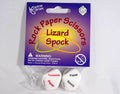 Rock Paper Scissors Lizard Spock Dice by Koplow Games White w/ Red and Black Novelty - 