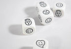 Kids Smiley Face Emoji Dice Happy, Sad, Love, Scared, Mad, Upset Emoji - 