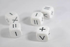 Math Operators Dice +-x < > = Kids Math Dice Game Addition Multiplication Subtraction and More - 