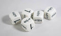 Math Fractions Dice Kids Math Dice Game 1, 1/2, 1/3, 2/3, 5/6, 1/6 - 
