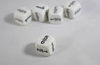 Math Fractions Dice Kids Math Dice Game 1, 1/2, 1/3, 2/3, 5/6, 1/6 - 