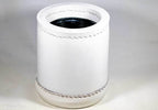 Handmade Leather Dice Cup (White) - 