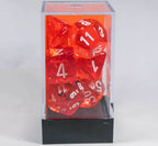 New Orange Translucent 7-Die Chessex Sets Made in Germany CHX 23073 - 