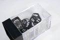 New Smoke/White Translucent 7-Die Chessex Sets Made in Germany CHX 23078 - 