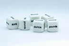 Weight Math Story Dice Learning Educational Resource (Sold Per Piece) 'Tons, Pounds, Ounce' - 