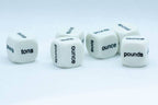 Weight Math Story Dice Learning Educational Resource (Sold Per Piece) 'Tons, Pounds, Ounce' - 