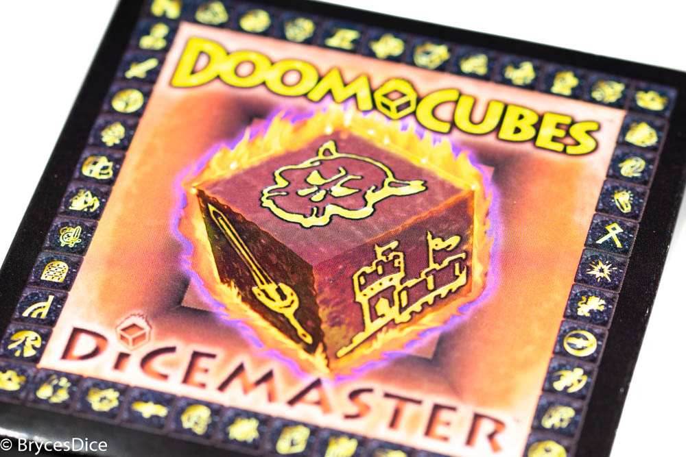 DiceMasters Doom Cubes; 1 Rare, 3 Uncommon, 4 Common Dice (Circa 1997) - 