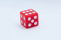 Square Edge 16mm Opaque Dice (Red/Yellow/Green/Blue/Black/White) | sold by the piece - Red