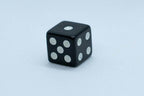 Square Edge 16mm Opaque Dice (Red/Yellow/Green/Blue/Black/White) | sold by the piece - Black