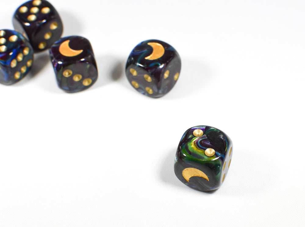 Custom Crescent Moon Lustrous Shadow w/Gold - 
