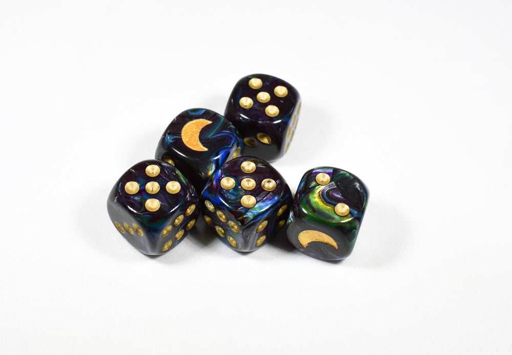 Custom Crescent Moon Lustrous Shadow w/Gold - 