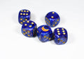 Lustrous Purple Custom Crescent Moon w/Gold - 