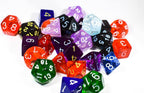 Bulk Roll 4 Initiative Dice d4, d6, d8, d12, d20 (Factory Seconds) Dnd Dice - 1/4 Pound