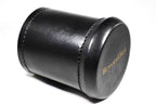 Handmade Leather Dice Cup (Black) - 