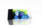 Chessex Festive Waterlily Blue/white (Multiple Options) *read description* - 7-Die Set