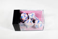Chessex Festive Pop Art Pink/Blue Dice Sets – Multiple Options Available - 7-Die Set