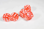 Team Red Pipped Iridescent d6 16mm Pipped BD6002 - 