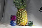 Factory Second 50mm d6 Dice by Chessex (Multiple Colors) - Purple black