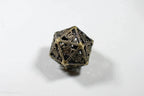 Single D20 Deadly Dragon Dice (Multiple Colors) - Gold