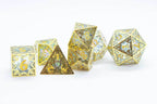 [Factory Second] Forged Opal Forged in Frost Dice Set (Resin Dice Encased in Metal) - 
