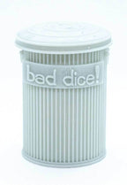 Trash Can Dice Jail: 3d Printed Grey Trash Can for Bad Dice D&D Dice Accessory - 