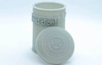 Trash Can Dice Jail: 3d Printed Grey Trash Can for Bad Dice D&D Dice Accessory - 