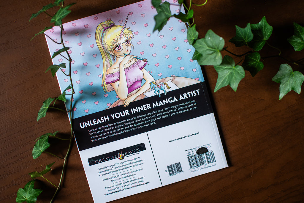 Creative Haven Manga Muses Coloring Book: Inspiring Anime, Manga, & Pop Surrealist Designs (Adult Coloring Books: Fantasy)