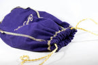 Purple and/or Green Crown Royal Gift Bag Dice Bag Lining Counter Pouch - Green