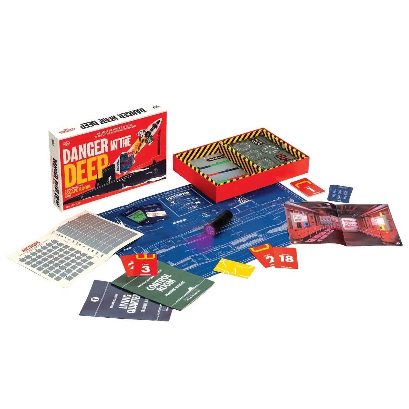 Danger in the Deep Escape Room Game Professor Puzzle - 