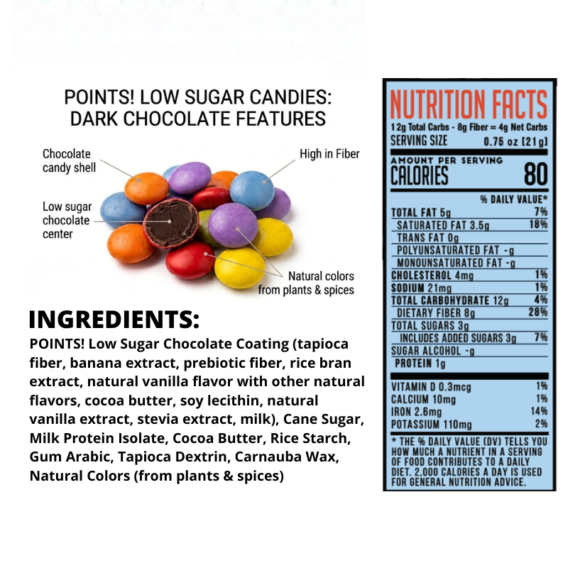 Low Glycemic Peanut + Dark Chocolate