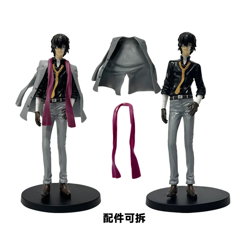 Dazai Osamu Action Figure, Anime BUNGO STRAY DOGS Figurines PVC Statue 23 cm