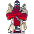 DL7-10 Deadpool inspired Correctional Officer Thin Gray Line CO Corrections - 