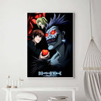 Death Note Anime Poster Prints Wall Art, Painting Bedroom Living Room Wall Bar Restaurant Decor