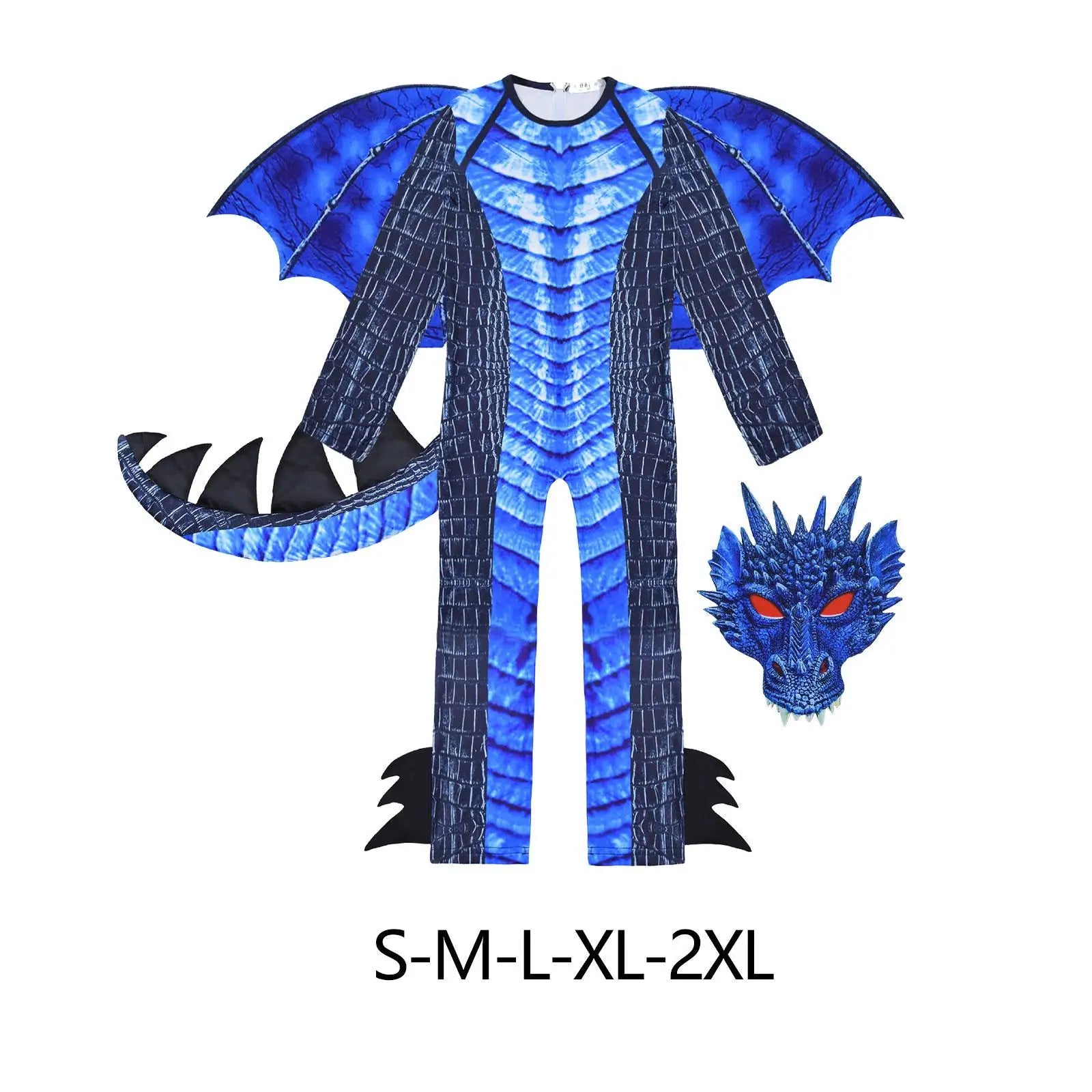Decorative Gift Toy Role Play Pretend Play Imaginative Playing Kids Dragon Costume for Carnivals Stage Performance Party Favors