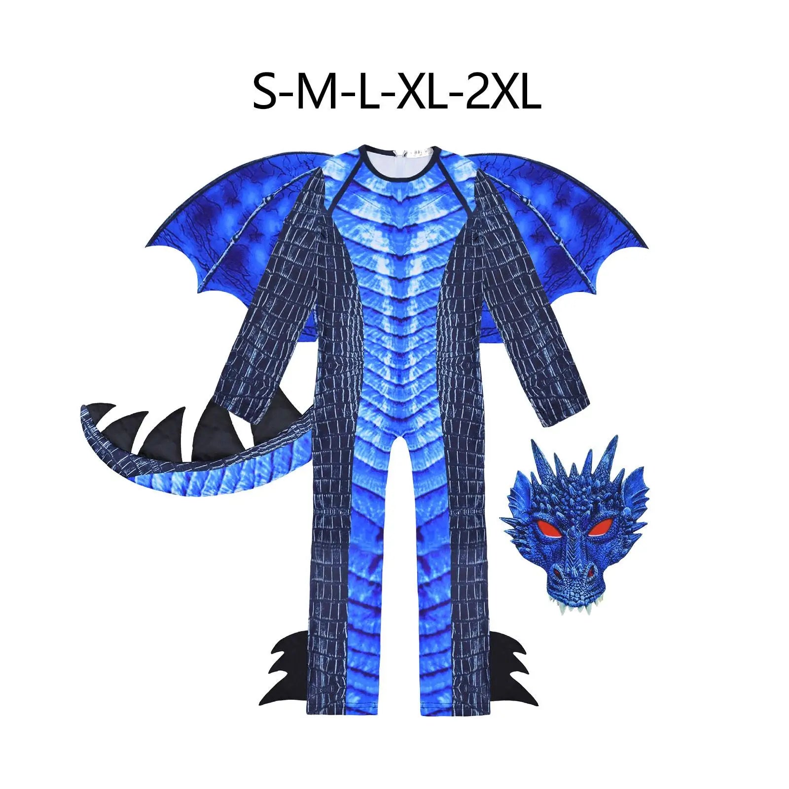 Decorative Gift Toy Role Play Pretend Play Imaginative Playing Kids Dragon Costume for Carnivals Stage Performance Party Favors